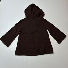 Load image into Gallery viewer, Girls Gap, brown stretchy hoodie t-shirt / top, EUC, size 1,  