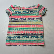 Load image into Gallery viewer, Girls Target, short sleeve rashie / swim top, GUC, size 00,  