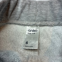 Load image into Gallery viewer, Boys Anko, fleece lined track pants, elasticated, Inside leg: 45cm, FUC, size 6,  