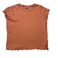Load image into Gallery viewer, Girls GHANDA, coral ribbed tee / top, FUC, size 10-11,  