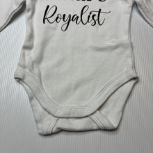 Load image into Gallery viewer, Unisex Baby Berry, cotton bodysuit / romper, GUC, size 000,  