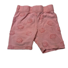 Load image into Gallery viewer, Girls Cotton On, pink bike shorts, seashells, FUC, size 3,  