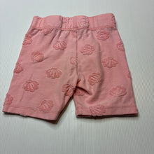 Load image into Gallery viewer, Girls Cotton On, pink bike shorts, seashells, FUC, size 3,  