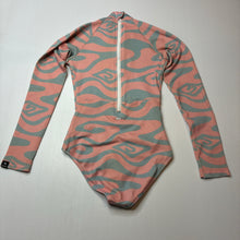 Load image into Gallery viewer, Girls RIP CURL, UPF 50+ long sleeve swim one-piece, FUC, size 10,  