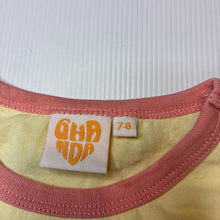 Load image into Gallery viewer, Girls GHANDA, embroidered cotton tee / top, FUC, size 7-8,  