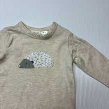 Load image into Gallery viewer, Unisex Seed, stretchy romper, hedgehog, GUC, size 0000,  