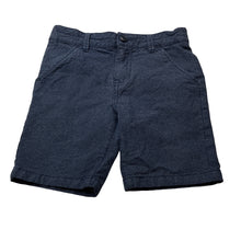 Load image into Gallery viewer, Boys B Collection, navy &amp; white spot cotton shorts, adjustable, GUC, size 5,  