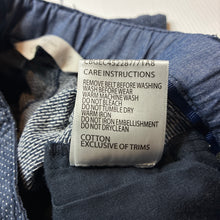 Load image into Gallery viewer, Boys B Collection, navy &amp; white spot cotton shorts, adjustable, GUC, size 5,  