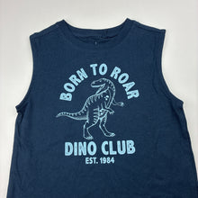 Load image into Gallery viewer, Boys Anko, cotton singlet / tank top, dinosaur, EUC, size 2,  