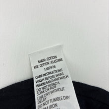 Load image into Gallery viewer, Unisex KID, black cotton long sleeve tee / top, GUC, size 5,  