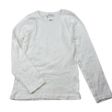 Load image into Gallery viewer, Girls Absorba, white cotton long sleeve tee / top, EUC, size 8,  