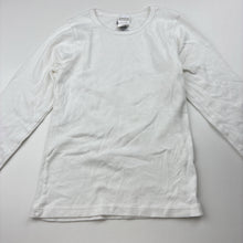 Load image into Gallery viewer, Girls Absorba, white cotton long sleeve tee / top, EUC, size 8,  