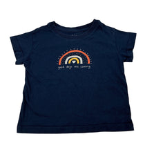 Load image into Gallery viewer, Girls Anko, navy cotton tee / top, FUC, size 4,  