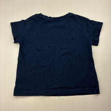 Load image into Gallery viewer, Girls Anko, navy cotton tee / top, FUC, size 4,  