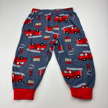 Load image into Gallery viewer, Boys Baby Berry, flannel cotton pyjamas, fire engine, GUC, size 2,  
