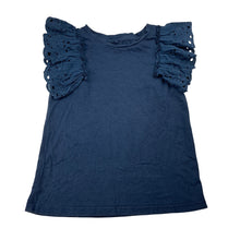 Load image into Gallery viewer, Girls Anko, broderie trim cotton tee / top, GUC, size 6,  