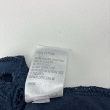 Load image into Gallery viewer, Girls Anko, broderie trim cotton tee / top, GUC, size 6,  