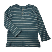 Load image into Gallery viewer, Boys Target, stretchy waffle long sleeve henley top, GUC, size 4,  