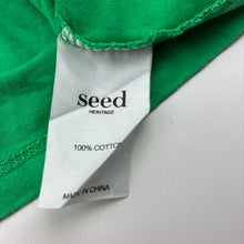 Load image into Gallery viewer, Girls Seed, green soft cotton tee / top, FUC, size 3,  