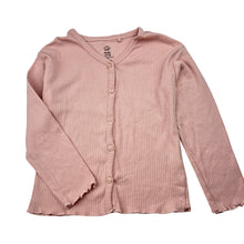 Load image into Gallery viewer, Girls Favourites, ribbed organic cotton long sleeve top, GUC, size 5,  