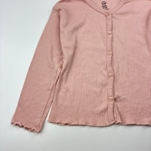 Load image into Gallery viewer, Girls Favourites, ribbed organic cotton long sleeve top, GUC, size 5,  