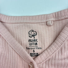 Load image into Gallery viewer, Girls Favourites, ribbed organic cotton long sleeve top, GUC, size 5,  