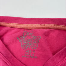Load image into Gallery viewer, Girls H+T, pink cotton tee / top, elephant, FUC, size 4,  