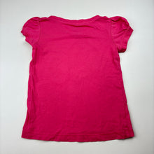 Load image into Gallery viewer, Girls H+T, pink cotton tee / top, elephant, FUC, size 4,  