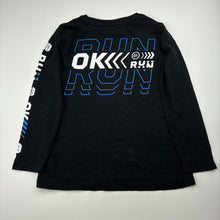 Load image into Gallery viewer, Boys Anko, black cotton long sleeve tee / top, EUC, size 5,  