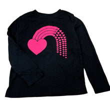 Load image into Gallery viewer, Girls Anko, black cotton long sleeve tee / top, EUC, size 6,  