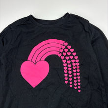 Load image into Gallery viewer, Girls Anko, black cotton long sleeve tee / top, EUC, size 6,  