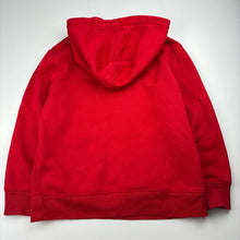 Load image into Gallery viewer, Unisex GAP, red fleece lined hoodie sweater, marks left sleeve, FUC, size 6-7,  