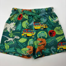 Load image into Gallery viewer, Boys Peter Alexander, Jurassic Park pyjama top &amp; shorts, wash fade, FUC, size 2,  