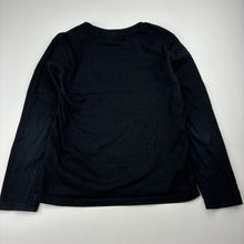 Load image into Gallery viewer, Girls Anko, black cotton long sleeve tee / top, GUC, size 6,  