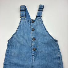 Load image into Gallery viewer, Unisex Zara, lightweight denim overalls / dungarees, FUC, size 1,  