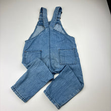 Load image into Gallery viewer, Unisex Zara, lightweight denim overalls / dungarees, FUC, size 1,  