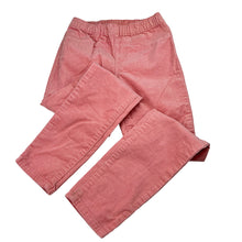 Load image into Gallery viewer, Girls H&amp;M, pink stretchy corduory pants, elasticated, Inside leg: 54cm, GUC, size 8,  