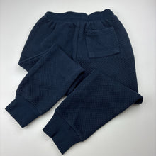 Load image into Gallery viewer, Unisex Anko, navy track pants, elasticated, Inside leg: 43cm, GUC, size 6,  