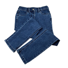 Load image into Gallery viewer, Unisex Anko, blue stretch denim jeans, adjustable, Inside leg: 49.5cm, GUC, size 7,  