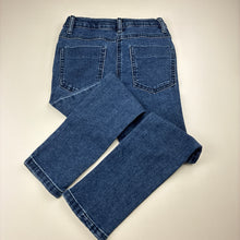 Load image into Gallery viewer, Unisex Anko, blue stretch denim jeans, adjustable, Inside leg: 49.5cm, GUC, size 7,  