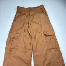 Load image into Gallery viewer, Unisex H&amp;M, cotton cargo pants, adjustable, Inside leg: 56.5cm, EUC, size 10,  
