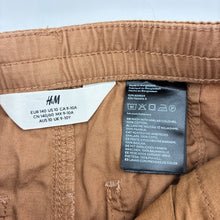 Load image into Gallery viewer, Unisex H&amp;M, cotton cargo pants, adjustable, Inside leg: 56.5cm, EUC, size 10,  