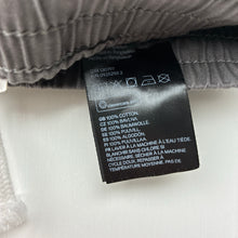 Load image into Gallery viewer, Boys H&amp;M, grey lightweight cotton pants, elasticated, Inside leg: 39.5cm, EUC, size 4,  