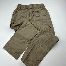 Load image into Gallery viewer, Boys Kids &amp; Co, lightweight cotton cargo pants, elasticated, Inside leg: 48cm, EUC, size 6,  