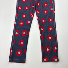 Load image into Gallery viewer, Girls ORCHESTRA, floral leggings / bottoms, elasticated, Inside leg: 39cm, NEW, size 4,  