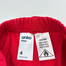 Load image into Gallery viewer, Boys Anko, pyjama pants / bottoms, fireman, EUC, size 4,  