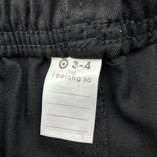 Load image into Gallery viewer, Unisex Target, black school pants, elasticated, Inside leg: 42cm, EUC, size 3-4,  