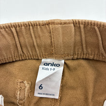 Load image into Gallery viewer, Boys Anko, casual pants, elasticated, GUC, size 6,  