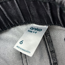 Load image into Gallery viewer, Boys Anko, stretch knit denim pants, elasticated, Inside leg: 44cm, GUC, size 6,  