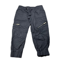 Load image into Gallery viewer, Boys H&amp;T, lightweight cotton pants, elasticated, EUC, size 1,  